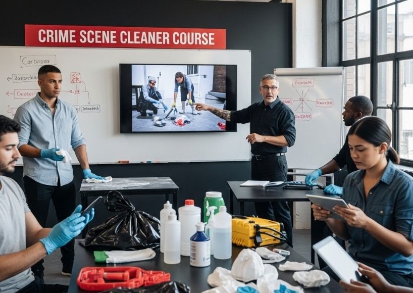 Get Your Free Quote for Crime Scene Cleaner Courses UK